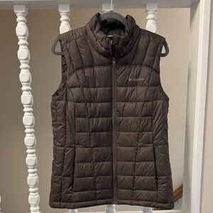 Columbia Dark Brown Quilted Vest